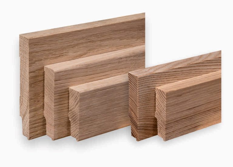 masīvkoka grīdlīstes