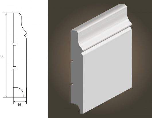 MDF grīdlīste - krym 100